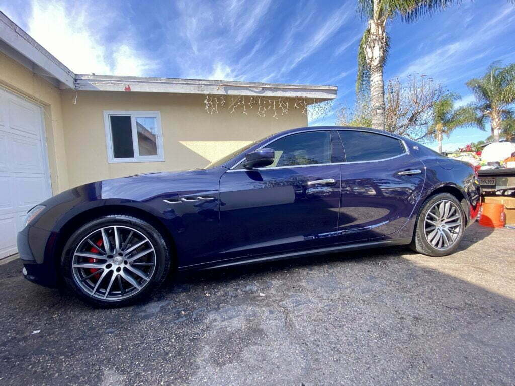 Maserati Detailing at Supreme Detail and Tint in Encinitas, CA