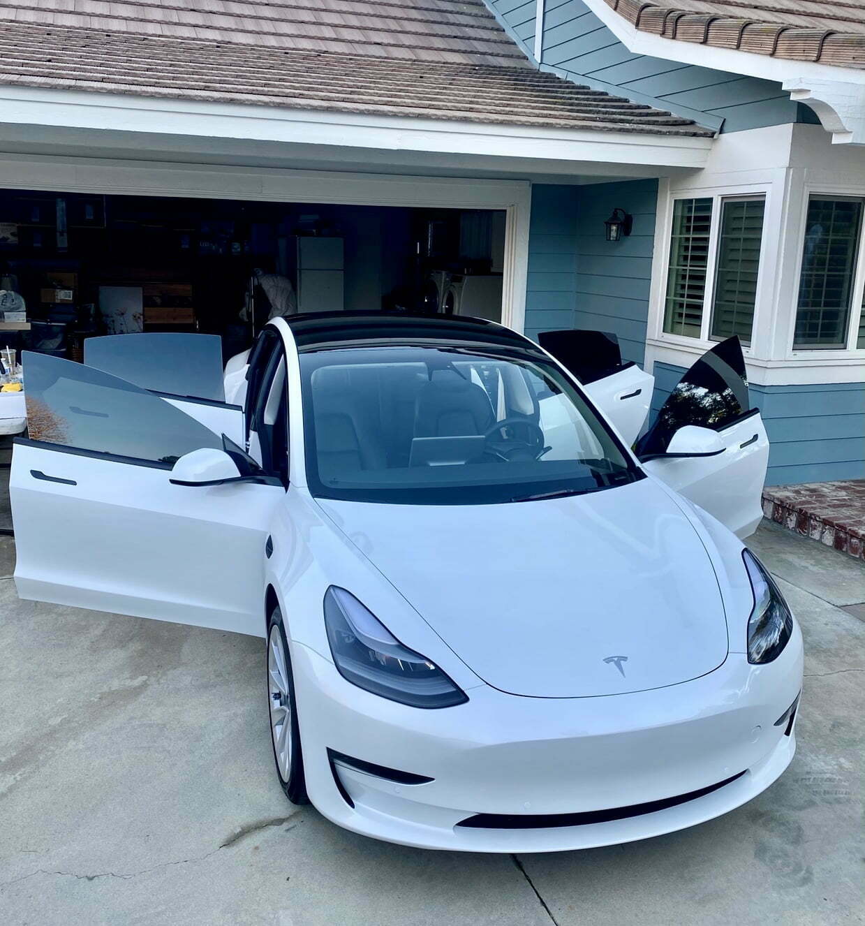 Tesla Model 3 Window Tint at Supreme Detail and Tint in Encinitas, CA