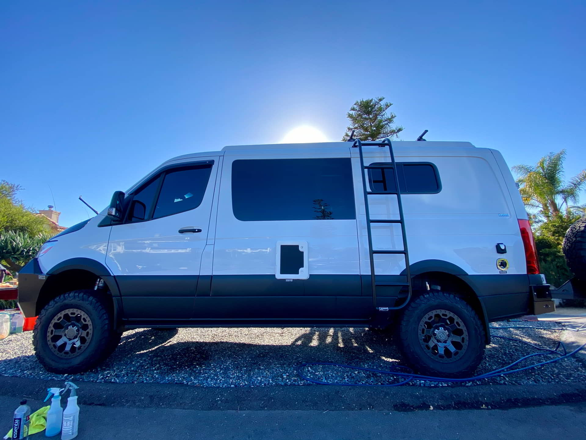 white van full window tinting supreme detail & tint encinitas ca