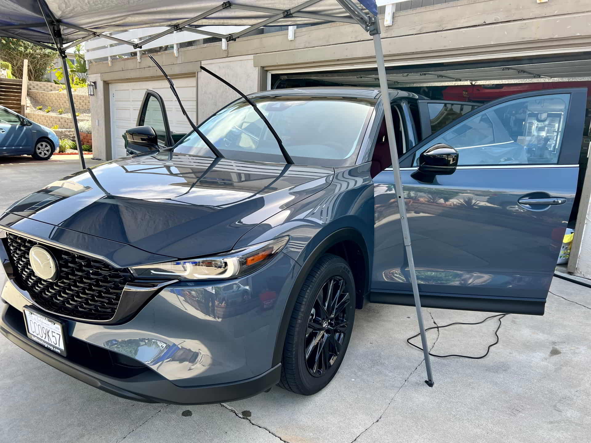 mazda car full ceramic coating supreme detail & tint encinitas ca